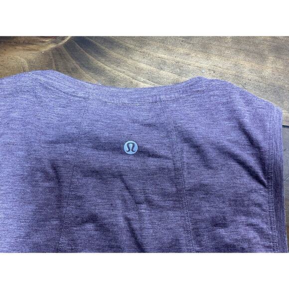 Lululemon Women’s Muscle Tank Top Heathered Purple Size 6/8 - Picture 5 of 7